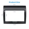 Double DIN UV Black Dash Mount Kit Adapter Car Fassia Панель кадров на 2011 год Fiat Ducato Автоматический комплект для автомобиля DVD