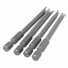 50 sztuk Extra Long Bit Kit Torx Star Hex szczelinowy śrubokręt Ręcznie Otwieranie Naprawa Ręczne Zestaw Narzędzie Zestaw narzędzi Screw Set Y200321