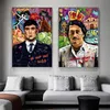 Erfolg Geld verdienen Leinwand Malerei Reiches Geld Poster und Drucke Wand Kunst Bilder für Wohnzimmer Home Decor Cuadros kein Frame245S