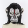 Planet of the Apes Halloween Cosplay Gorilla Masquerade Mask Monkey King Costumes Caps Realistic Monkey Mask Y2001037075228