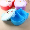 Kitchen storage Bento Boxes Cartoon Owl Lunch Food Fruit Container Portable Box children gifts