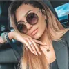 Brand Round Rimless Sunglasses Women Luxury Female Shades Sexy Circle Sun glasses With Chain Feminino Elegant1