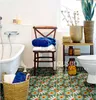 Sunflower Retro Tiles Nordic Kitchen Badrum Courtyard Balkong veranda Vägggolvplattor