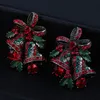 Amabili Due Bow Bells Spille per le donne di Natale Spille Suit Pins regalo creativo Vintage cappotto dei monili Abito Accessori RRA3667