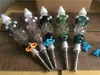 Hot Grote glazen Collector filter Kit 14mm Verzamelaars Dab Stro Booreilanden NC Set Glazen Waterleiding met Titanium Tip