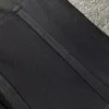 Conjunto de traje negro inspirado en Ciara Amas Blazer con paneles transparentes y leggings capri transparentes LJ200907