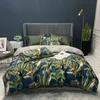 Egyptian Cotton Soft Duvet Cover Fitted/Bed sheet set Flamingo Paisley Bedding Set Family set Twin Queen King size 4Pieces T200706