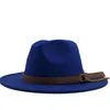 Sombrero de Jazz de invierno, sombreros formales, gorra de ala ancha para hombres y mujeres, gorra de Panamá, gorras Fedora de fieltro, accesorios de moda para mujer, sombrero Trilby para mujer, NUEVO