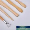 5Pcs 6 inch professional sculpture engraving tool clay ceramic wax molding wooden double sided clay tool toy clay carving