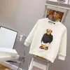 2022 Mens Fashion Casual Sweatshirts Crew Neck Loose Casual Bear Print Top Womens Hoodless Clothes Couple Wear262v