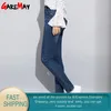Garemay Jeans blu da donna Stretch Classics Pantaloni denim Donna Mamma Jeans skinny a vita alta da donna Casualfor Women 201105