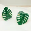 6pcs/lot New napkin ring metal green turtle leaf napkin buckle Christmas party wedding napkin ring desktop decoration 201120