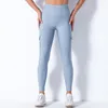 Uniform Yoga Pants Flap Bum Pockets Leggings Sport Women Fitness Bottoms High Maisted Gym Joggers Workout Clothing Shuffle Dance6898958