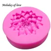 3D Beautiful Lotus chrysanthemum Flowers wedding cake decorating tools DIY baking fondant silicone mold soap mould T0158