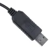 Enchufes de alimentación inteligentes 3x USB DC 5V a 12V 2.1MM X 5.5MM Módulo Converter Barril Conector Masculino Conector Cable de cable, USB -1M