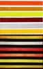 1.5CM*5M Diamond Grade Night Reflective Tapes Car Sticker Traffic Signal Fluorescent Orange Yellow Green Motorcycle Bike Wheel Rim Stickers Reflect Tape