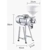 1500wHigh Power Electric Feed Mill Wet And Dry Cereals Grinder Corn Grain Rice Coffee Wheat Flour Mill Grinding Machine