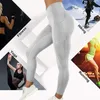 Frauen Yoga Leggings Gym Fitness Atmungsaktive Schnell Trocknende Strumpfhosen Hohe Taille Heben Hüfte Workout Legging Laufhose mit Tasche