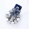 새로운 패션 Korean Girls Pearl Flower Hairpins Crystal Hair Pins 클립 모조 다