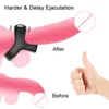 Manlig vibrator cockring penis kuk ring för man fördröjning utlösning sex leksaker män par ringar penisring vuxna 18 butik 2203303858113