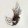 Fine Venetian Broadway Broadway Floral Tree Branches Mask Mask Maskaradę świąteczną makijaż Makijaż Fancy Sukienka Makers Accessories 2009298529947