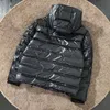 2023 Winter neue tolle Herren-Designer-Jacke mit Buchstaben-Dekoration, Baumwolle gefüllt, schwarz ~ CHINESISCHE GRÖSSE 5XL