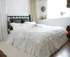 Khaki Khaki conjunto de cama dupla dupla rendas cuecas de edredão cama elegante colchas de cama chapa de cama decoração de casamento roupa de cama HM-04B 201127