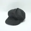 Lã Mulheres Beret Outono Inverno Octagonal Cap bonés Elegante Artista Pintor Newsboy Caps Preto Cinza Beret Hats WXY058