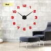 Large Wall Clock Personalized Big 3d Diy Acrylic Mirror Sticker Quartz Modern Home Decoration Y200110