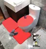 14 renk Yeni Tasarımcı Gelişler 3pcs Banyo Paspasları Slip Slip Mektubu Desen Tuvalet Halısı Kıvrım Anti-Sıcak Evrensel Yüksek Kaliteli Tuvalet Koltuğu Cove203u