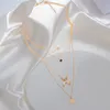 New Bohemian Multilayer Gold Pendant Necklace for Women Bead Punk Moon Gold Choker Necklaces 2020 Fashion Jewelry Party Gift Neckl1808873
