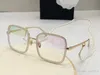 2020 Nowy biały OliveT Łańcuch Okulary Okulary Okulary UV400 53-18-140 Kobiety Metal + Fartuch Square Duże okulary przeciwsłoneczne na receptę Fullset Case