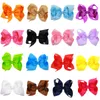 Fermagli per capelli grandi bowknot per ragazze Fermagli per capelli con fiocco in nastro del grosgrain Barrette per bambini Boutique per capelli per bambini Archi Accessori per capelli per bambini