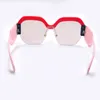 Wholecpo Fashion Sexy Rimless Gafas de sol de gran tamaño Gafas de sol cuadradas para mujeres Medio marco de lentes solas UV400 L1553644200