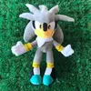 28 см новое поступление sonic the hedgehog sonic tails костяшки ехидны мягкие игрушки плюшевые игрушки подарок бесплатно