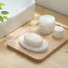 Sabonete Silicone Pratos Saver Holder Plate antiderrapante Banheiro Doces Candy Color Storage Soap Rack Recipiente BBF14216