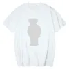 Fashion-New Män och Kvinnor Designer Trendig Fashion Bear Print Sommar bomull T-shirt, Casual Street Hip-Hop T-shirt