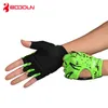 Boodunブランドの女性ボディービルディングフィットネス通気性手袋ウェイトリフティングスポーツアンチスピード通気性ダンベルジムヨガグローブQ0108