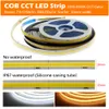 CRI 90 COB Strips Hight Brightness IP67 Cuttable Flexible Strip DC24V CCT RGB RGBWW RGBNW RGBCW Tape 3000K 4000K 6000K 5M/roll