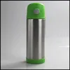12oz Bounce Cup Insulated Stainless Steel Vacuum Mugs Double Wall Tumbler With Bounce Cover And Straws with sea shipping CCA12129 100pcs