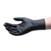 50pcs gants jetables noirs latex vaisselle / cuisine / travail / caoutchouc / gants de jardin universels pour gauche et droite Y200421