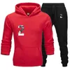 designers träningsoveraller Bokstavstryck Sweatsuits 21ss Herr huvtröjor par casual Pullover långärmad street Luvtröja Byxor basketkläder