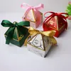 Neue Partybedarf Papier Geschenkbox Edelstein-Candy-Box mit Ribbon-Perle-Hochzeits-Gunst-Dekoration Baby-Dusche Verpackungsereignis 20220111 Q2
