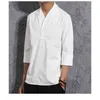 MRGB Store Men Harajuku Cotton Linen Tshirt 2021 Men's Summer Solid Streetwear Fashions White Tshirts Male Summer Pullover G1222