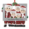 Kerstversiering DIY Boom Ornament Decoratie Leuke Familie Po Frame Hangende Hanger Gepersonaliseerde Ornaments245Q