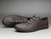 Scarpe casual da uomo Calzature maschili Scarpe da ginnastica firmate Uomo in pelle bassa tutto nero