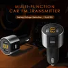 Transmissor Bluetooth FM sem fio no carro MP3 player V4.2 Kit Modulador de rádio Dual USB Porta de carregador