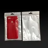 High Quality Clear + white pearl Plastic Poly OPP Zipper Bags Zip Retail Packages Jewelry charger cable Phone case PVC Packing