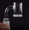 Fondo opaco spesso 4 mm 4590 gradi 10 mm 14 mm femmina 18 mm maschio quarzo banger chiodo domeless per dab rig adattatore per tubo dell'acqua in vetro