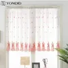 cortinas transparentes estampadas